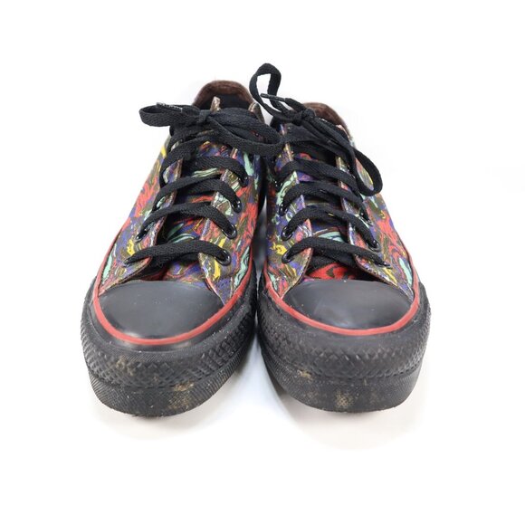 Converse Chuck Taylor Platform OX Womens Sz 8 Black Canvas Shoes 171210C Tie Dye - Picture 5 of 10